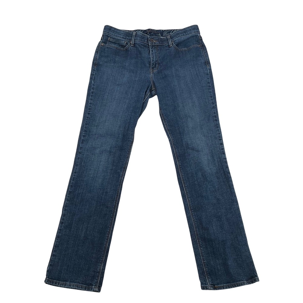 Levi's Straight 525 Jeans Womens 12 Blue Denim Mid Rise Medium Wash Western